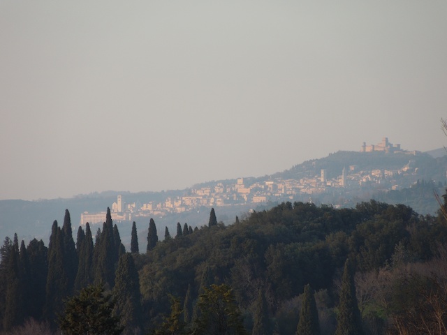 View on Assisi from Spello