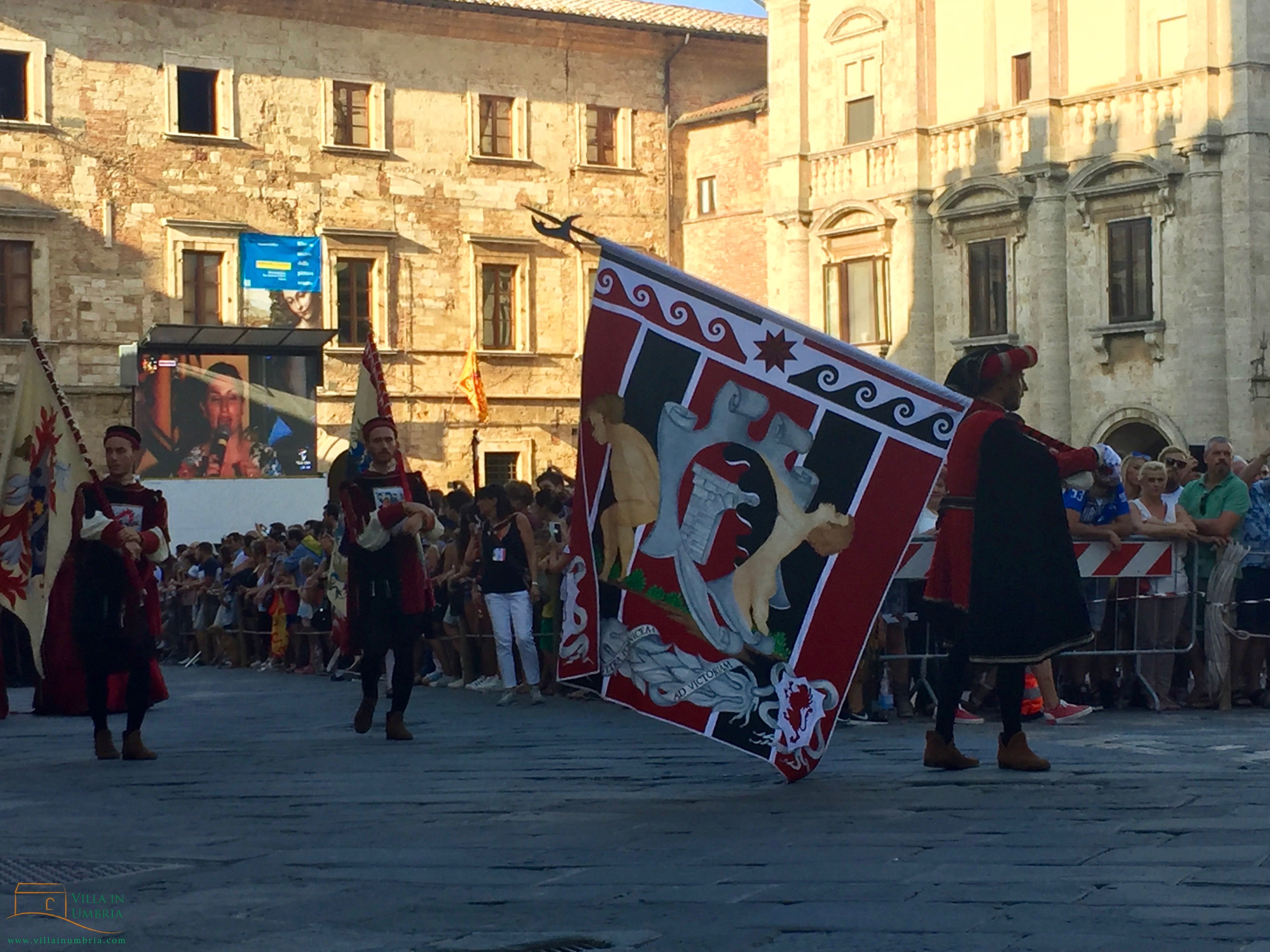 Historische optocht in MOntepulciano