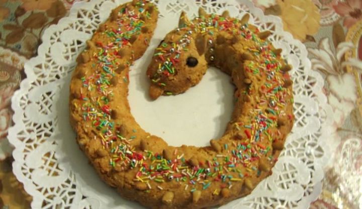 Torciglione, Kuchen zu Weihnachten in Umbrien