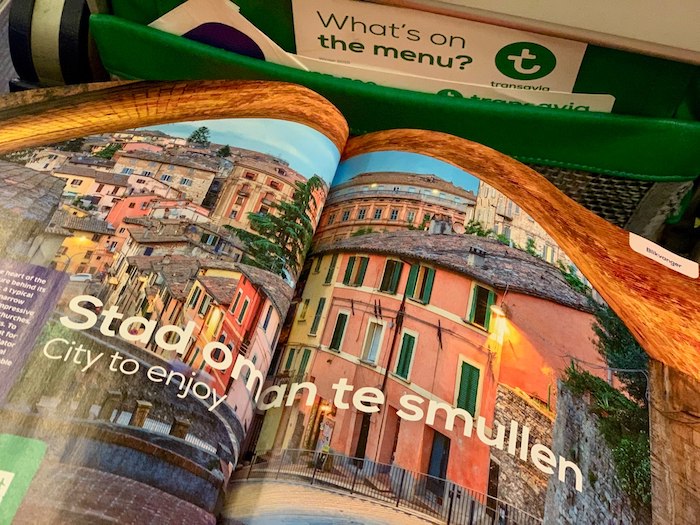 Met Transavia van Rotterdam naar Perugia