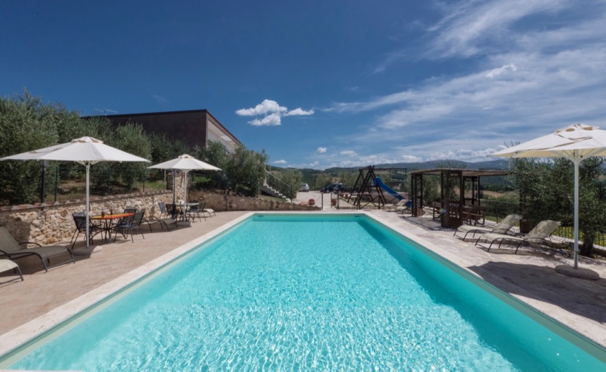 Todi House private villa pool Todi House private villa pool