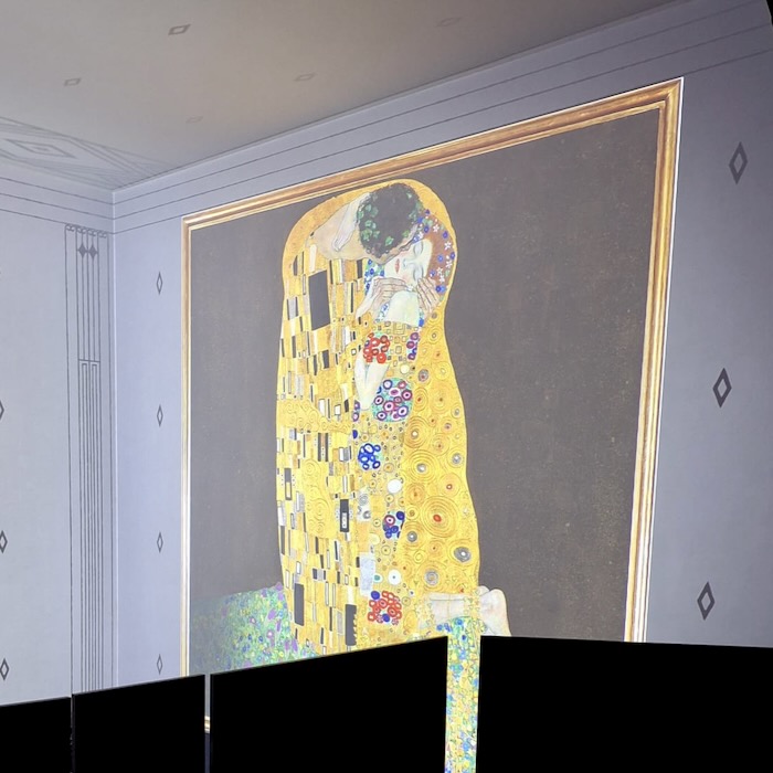 Gustav Klimts Kuss, virtuelle Ausstellung