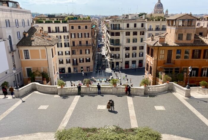 Die Spanische Treppe in Rom