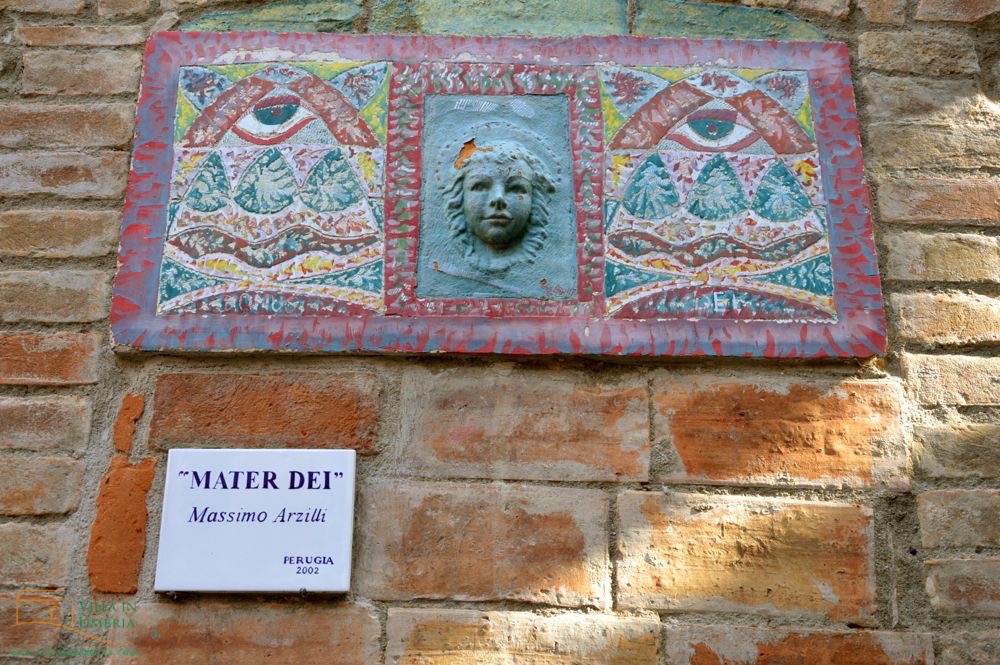 Mater Dei, Mugnano, muri dipinti