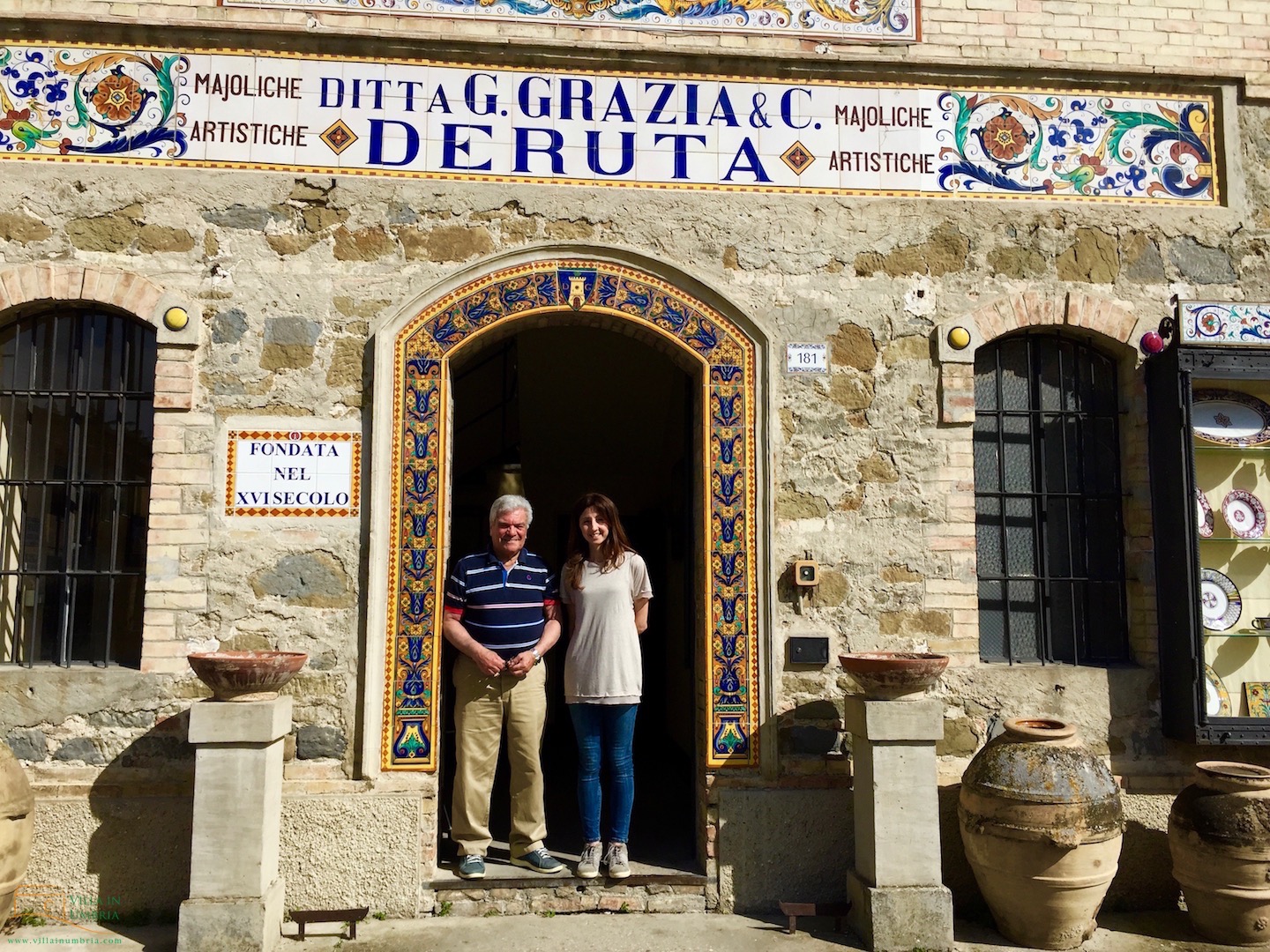 Grazia Majolica Deruta Umbria