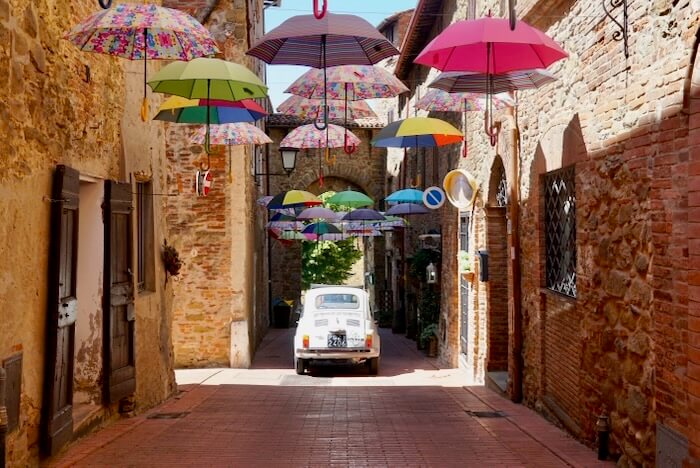 Met La Piccola 500 in Paciano