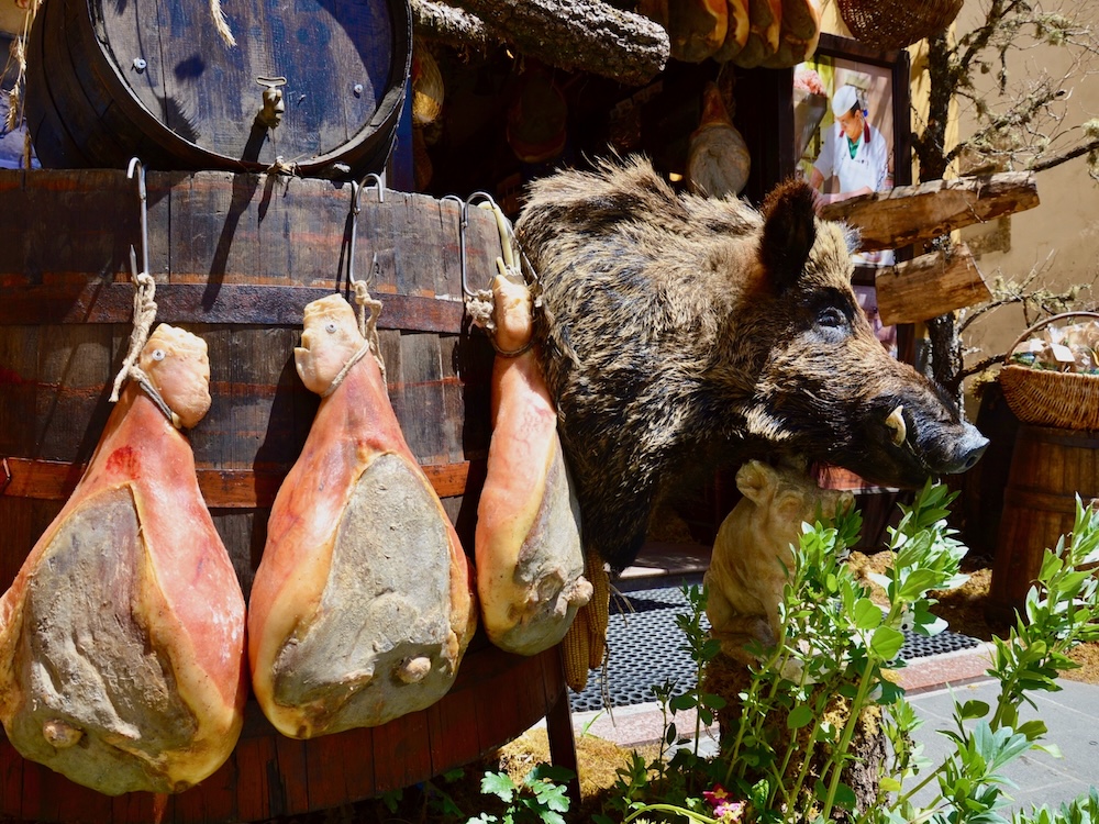 Een norcineria in Norcia