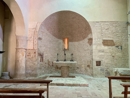 The Roman church in Carsulae